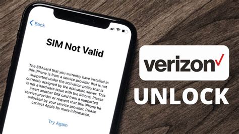 verizon sim unlock codes